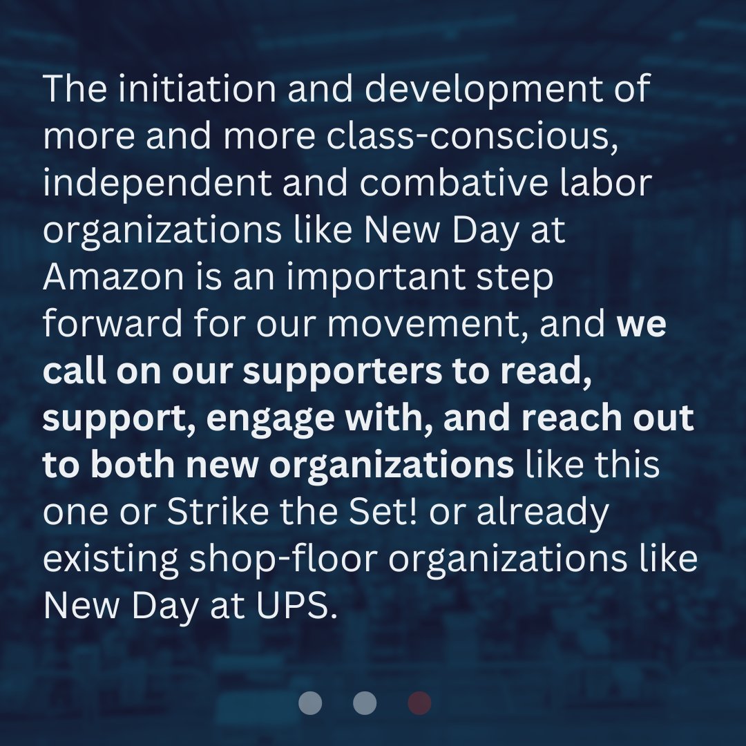 NewLaborPress's tweet image. Amazon workers have launched a new publication. New Labor Press calls on all it&apos;s supporters to read read, support, engage with it and other newly formed shop papers.

Read More:
newlaborpress.org/2024/08/26/ama…