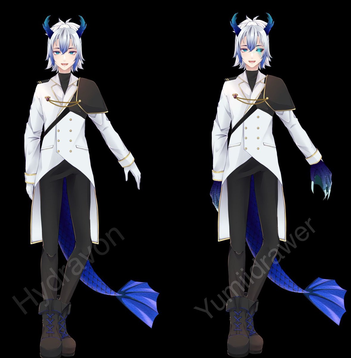 HydravonTV's tweet photo. @celinoona @BahrzottVT I still don’t have a real reference sheet so I give u my profile pic and model art. Get #fished
Water dragon is curious I guess XD 😅 https://t.co/xuZuEjKpoo