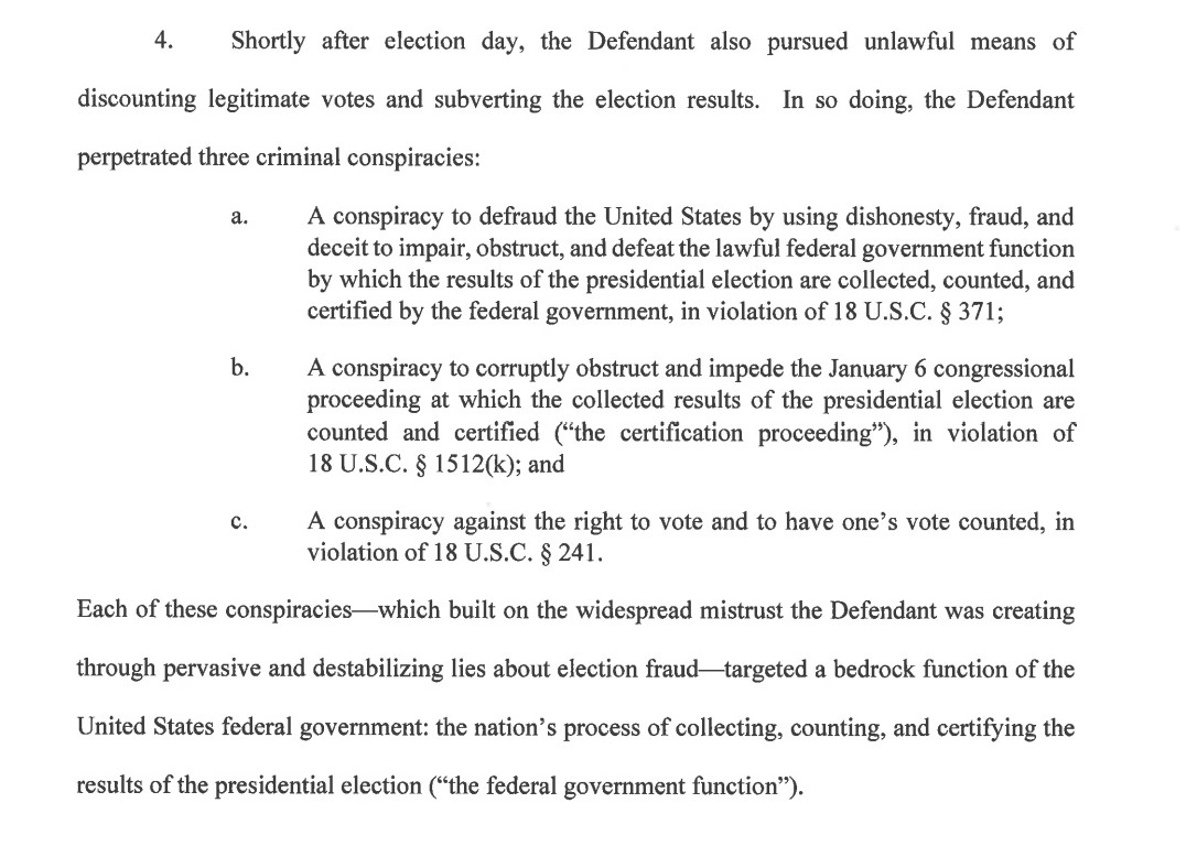 kylenabecker's tweet image. BREAKING.🚨🚨

Jack Smith, ruled in federal court to be unlawfully appointed as Special Counsel, has filed a *SUPERSEDING INDICTMENT* against presidential candidate Donald Trump for alleged &quot;conspiracy to commit fraud&quot; against the United States by contesting the 2020 election…