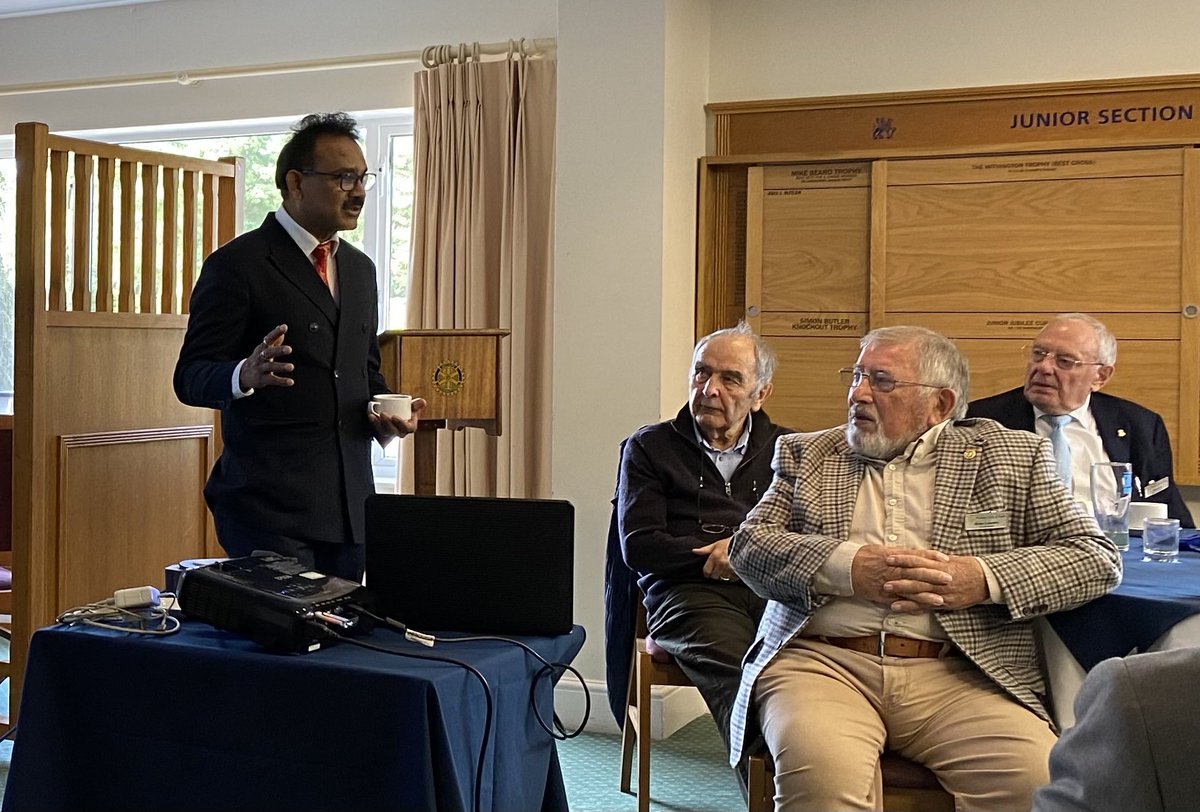 Rotary Club of Bath (@bathrotary) on Twitter photo A truly fascinating talk at lunch today by <a href="/UniofBath/">University of Bath</a>’s Dr Yukteshwar Kumar on relations between #India and #China. Full of interesting insights and facts. And cricket!
Thanks <a href="/YukteshwarKumar/">Dr. Yukteshwar Kumar</a>. A truly fascinating talk at lunch today by <a href="/UniofBath/">University of Bath</a>’s Dr Yukteshwar Kumar on relations between #India and #China. Full of interesting insights and facts. And cricket!
Thanks <a href="/YukteshwarKumar/">Dr. Yukteshwar Kumar</a>.
