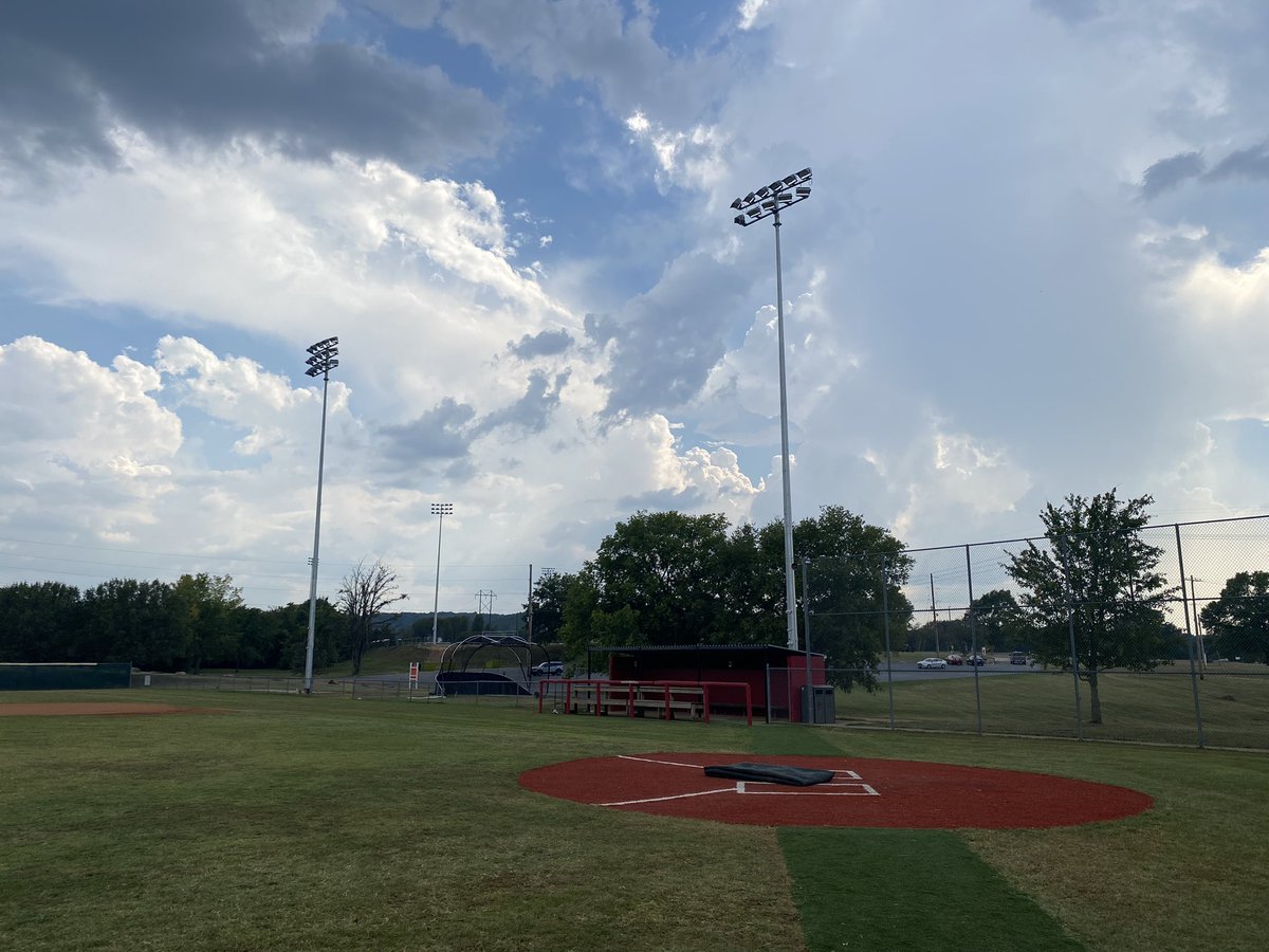 Lights went up today at the Hal