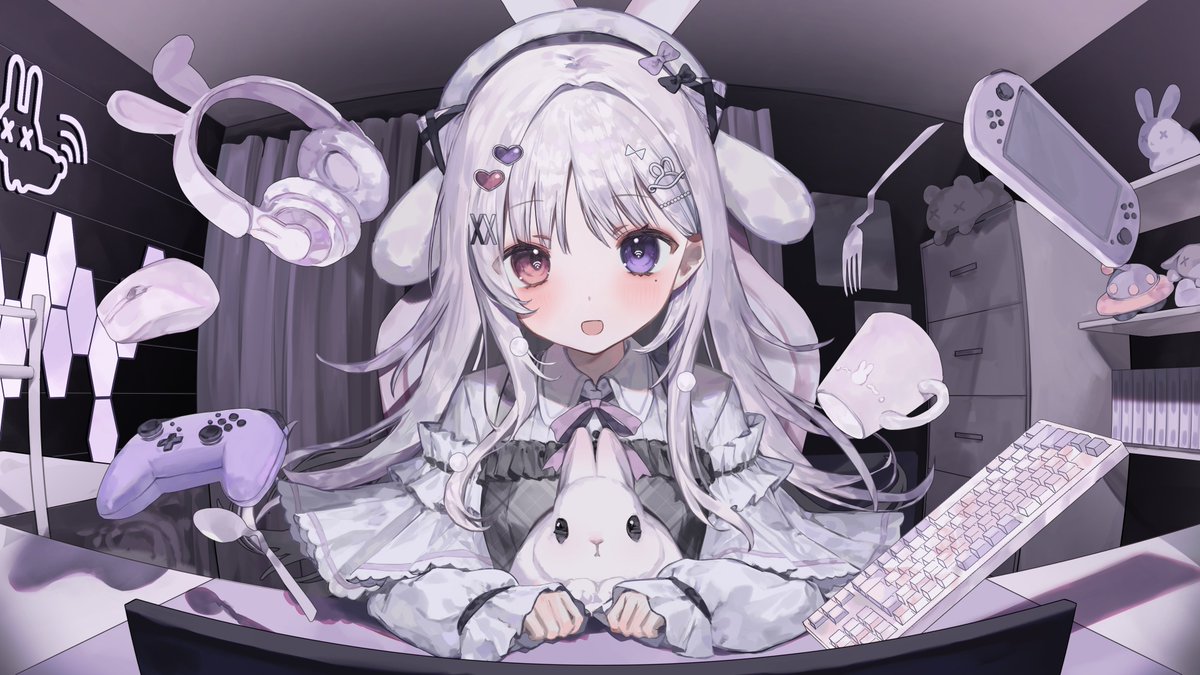 おはせいら~.ᐟ.ᐟ🐰 アイスはおいしいしうさぎは可愛いので 今日も一 ...