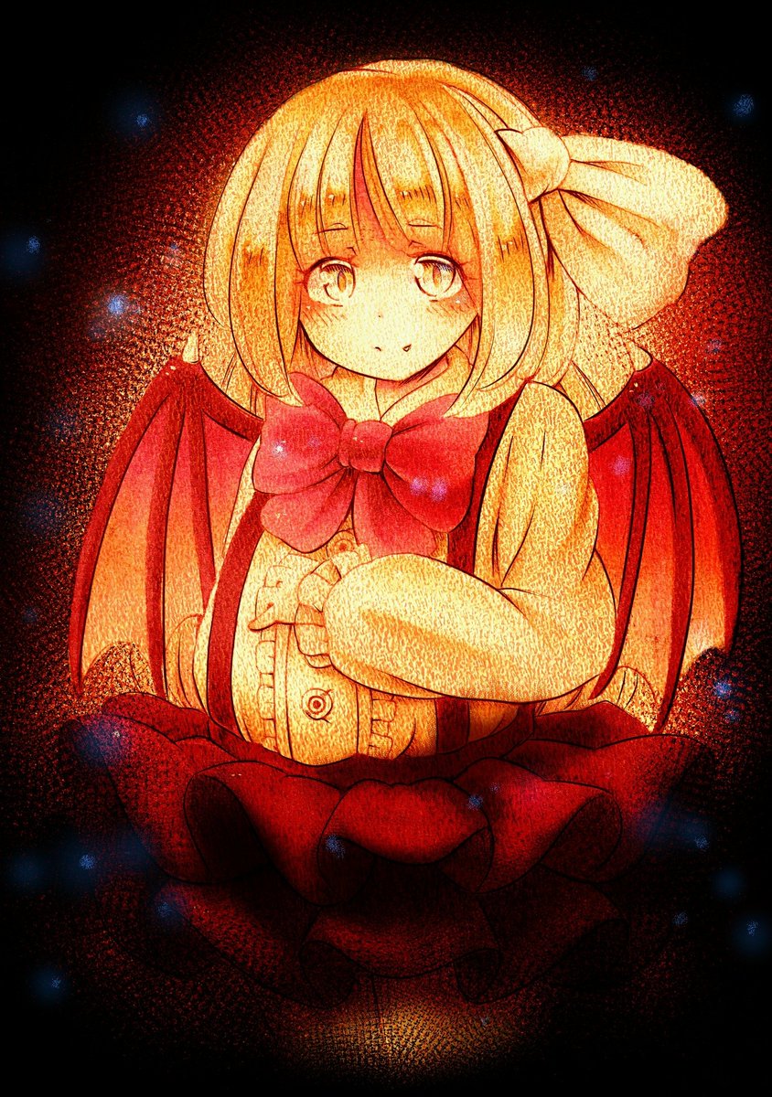 オラはエッチなイラストも好きだけど、暗い中に明るく描かれてる雰囲気も好きなんだよなぁ… 