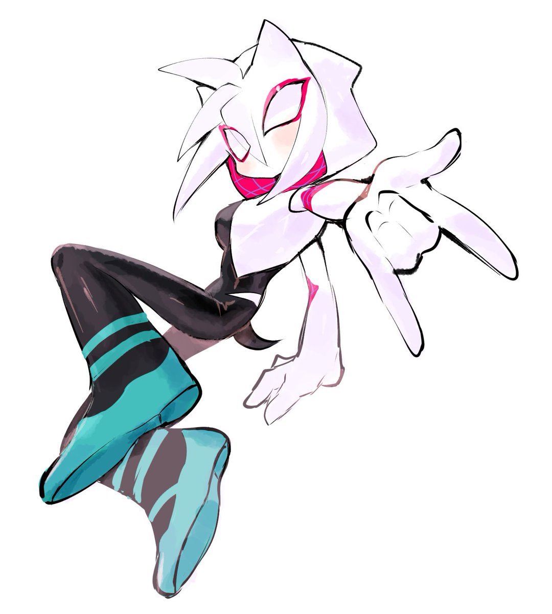 comfortgwens's tweet photo. sonic x spider-gwen https://t.co/lyA6TYqaxc