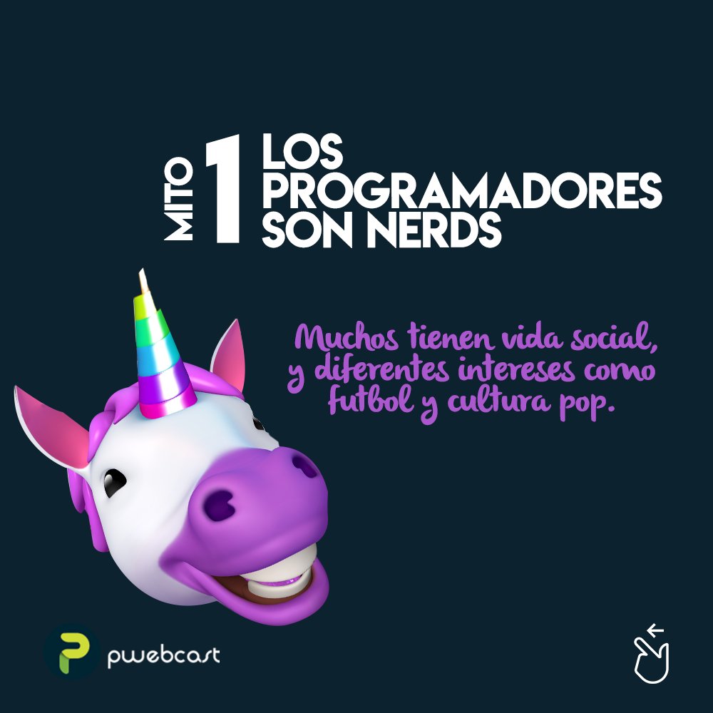 PWebCast's tweet image. Tan misteriosos como únicos, los programadores son una pieza clave y fundamental de nuestra agencia. Pero no todo lo que se dice sobre ellos es real. Aquí te compartimos algunos mitos que se han hecho al rededor de este profesional. #PWebCast #ProgramadorWeb