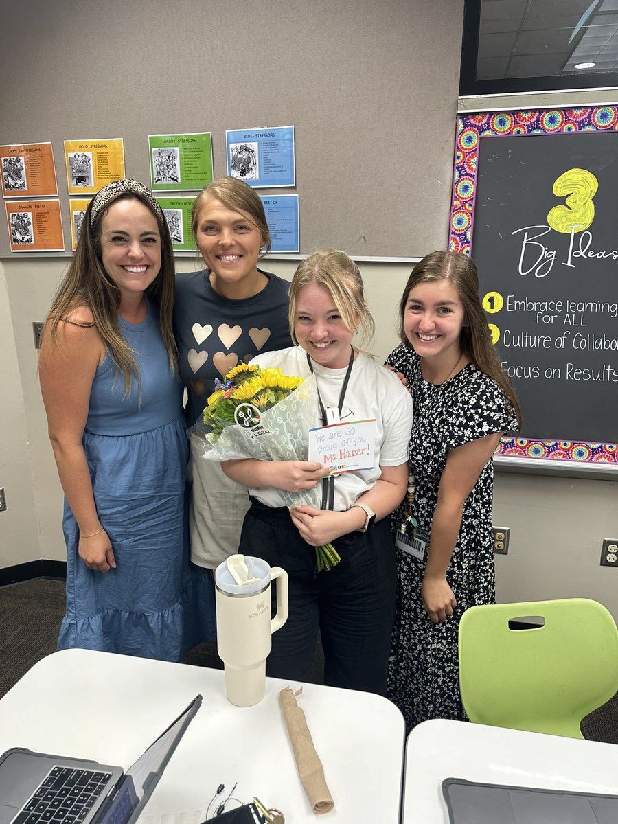 RStar512's tweet image. Celebrated our Horizon Award Nominee today! @MsHauserin2nd you are a bright light at RS and ALL IN. We are so proud of you! ✨🫶#ALLinSMSD