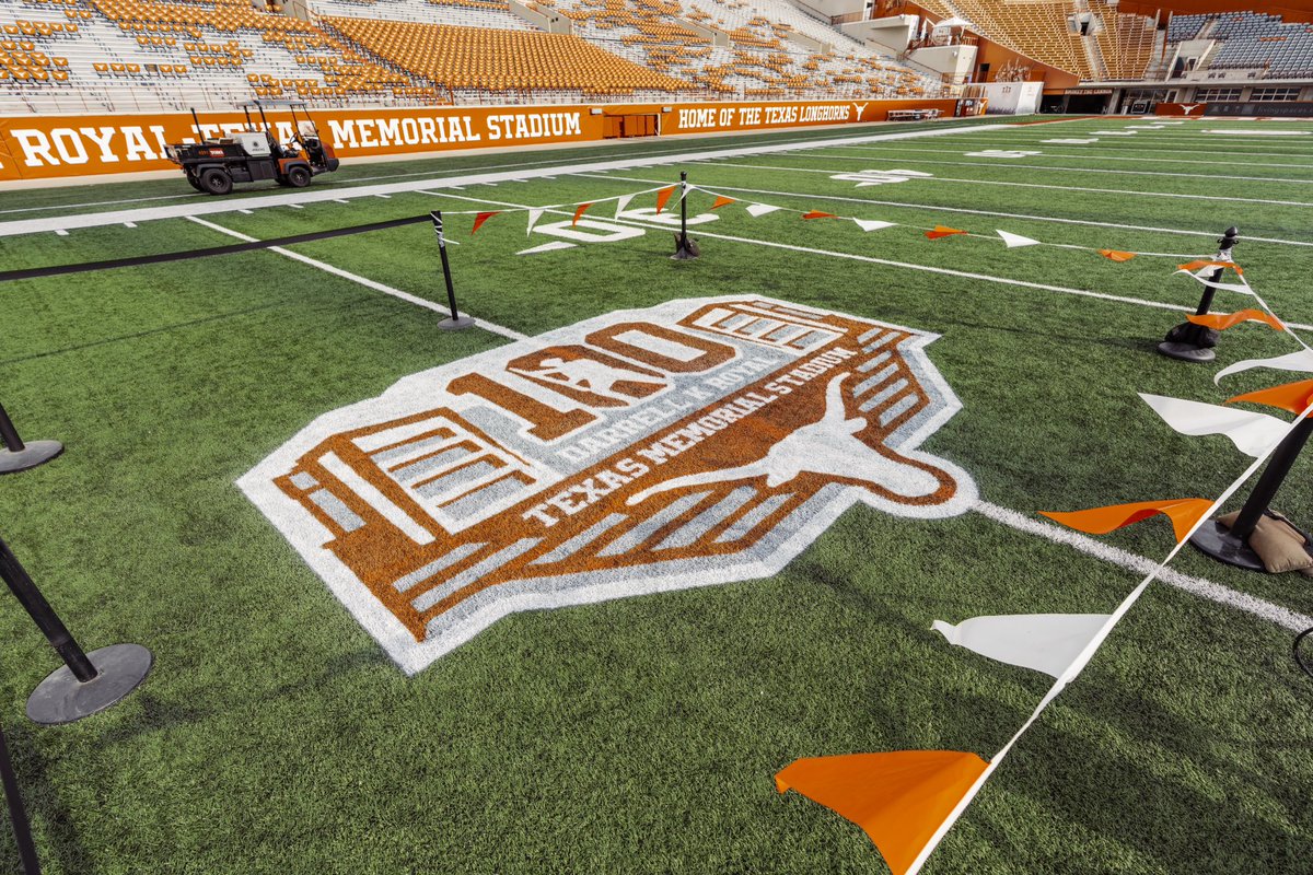 Celebrating 100 years of Darrell K Royal-Texas Memorial Stadium 🤘