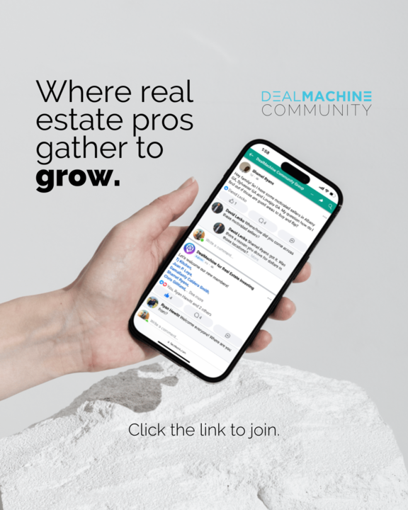 DealMachineApp's tweet image. Join the hub where real estate pros gather to grow! 🌟 Click the link to join the DealMachine Community today.

facebook.com/groups/dealmac…

#dealmachine #dealmachinecommunity #realestateinvesting #realestate #realestatecommunity