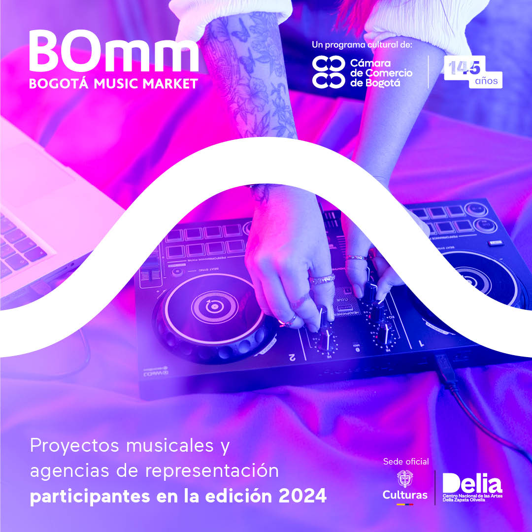 🤩 ¡Finalmente están aquí! 🎶 Inicia una nueva edición: conoce los proyectos musicales y las agencias de representación que harán parte del #BOmm2024 en la rueda de circulación del CNA Delia Zapata Olivella. Haz clic en tr.ee/2j6rtvqpz8

¡Juntos so(na)mos! 🎵