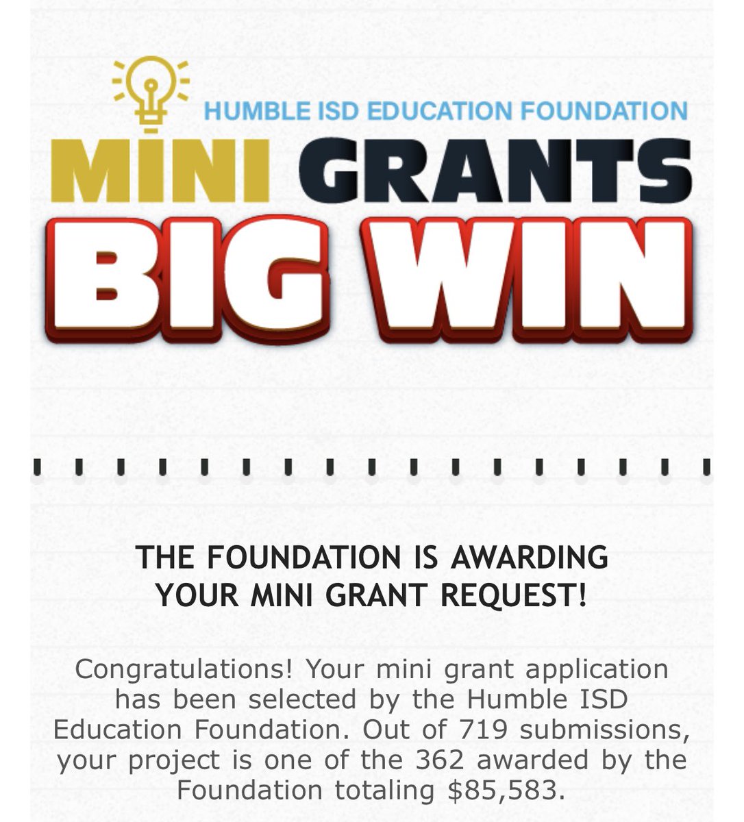 mrstaylor_fce's tweet image. I can’t wait to purchase more verbal, nonverbal, and quantitative games for my GT and EB students! Thank you @HumbleISD_FDN So exciting!!! @HumbleISD_FCE @MsWilliams77 #HumbleISDMiniGrants