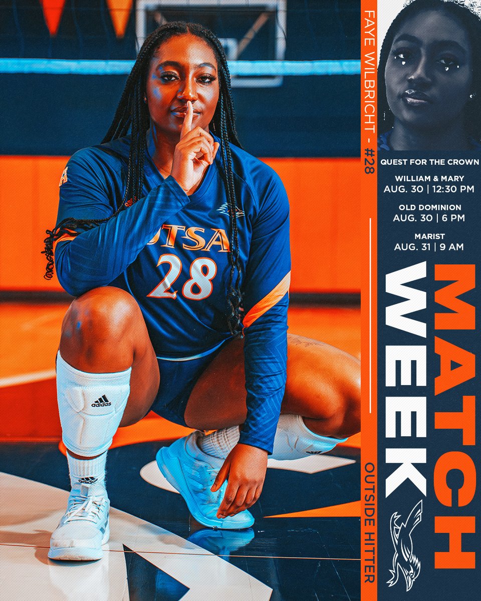 Headed to Norfolk, Virginia for our first #MatchWeek of the season! 

🏆Quest For The Crown

🔶William &amp; Mary
🔷Old Dominion
🔶Marist

#BirdsUp 🤙 | #LetsGo210