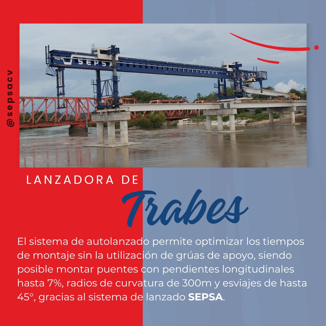 SEPSACV's tweet photo. Diseñada para ofrecer una precisión sin igual, esta herramienta es ideal para profesionales que buscan eficiencia y calidad en cada trabajo.
#SEPSA #sepsaprefabricados #PrefabricandoelfuturodeMéxico #concreto #prefabricados #Trabes #LanzadoradeTrabes https://t.co/yu2dleGNcW