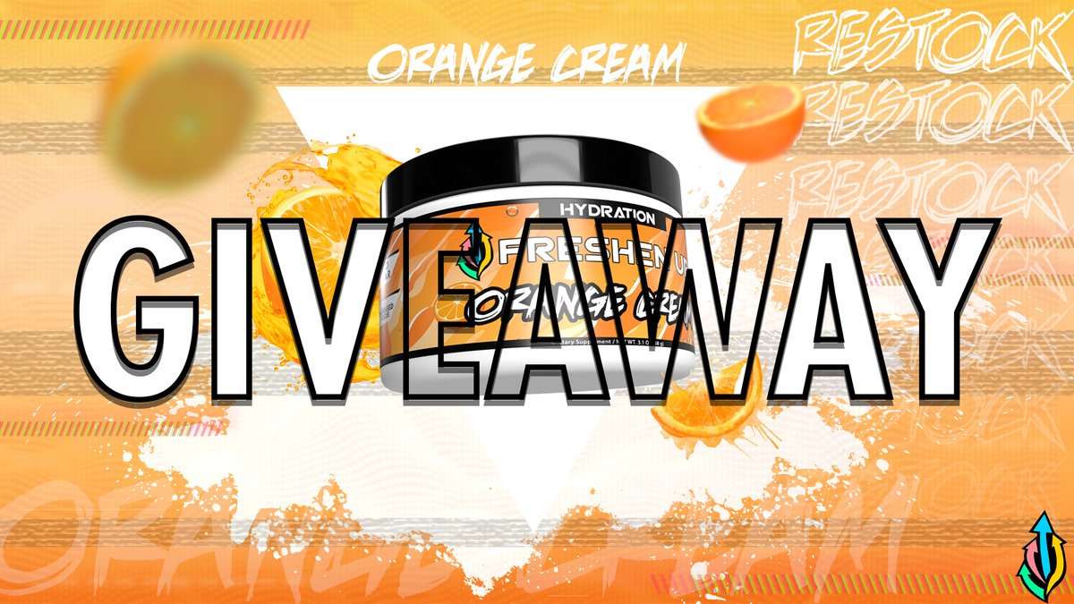 DrinkFreshenUp's tweet image. 🎁💥FLASH GIVEAWAY!💥🎁

We are giving away (1) Orange Cream🍊 tub TODAY!😜

LIKE👍 + REPOST♻️

Winner chosen at 10pm EST!🥳