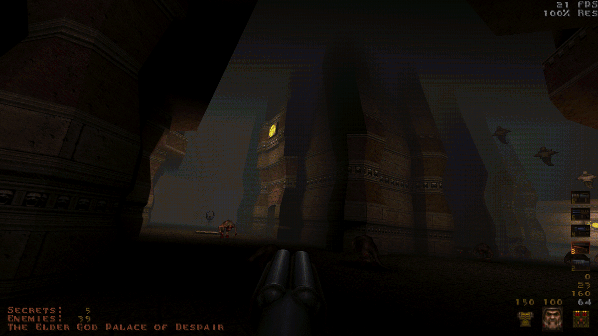 mankrip's tweet photo. Even the most difficult cases of fog looks acceptable in the #Retroquad engine now. https://t.co/K0VA8a8fiR