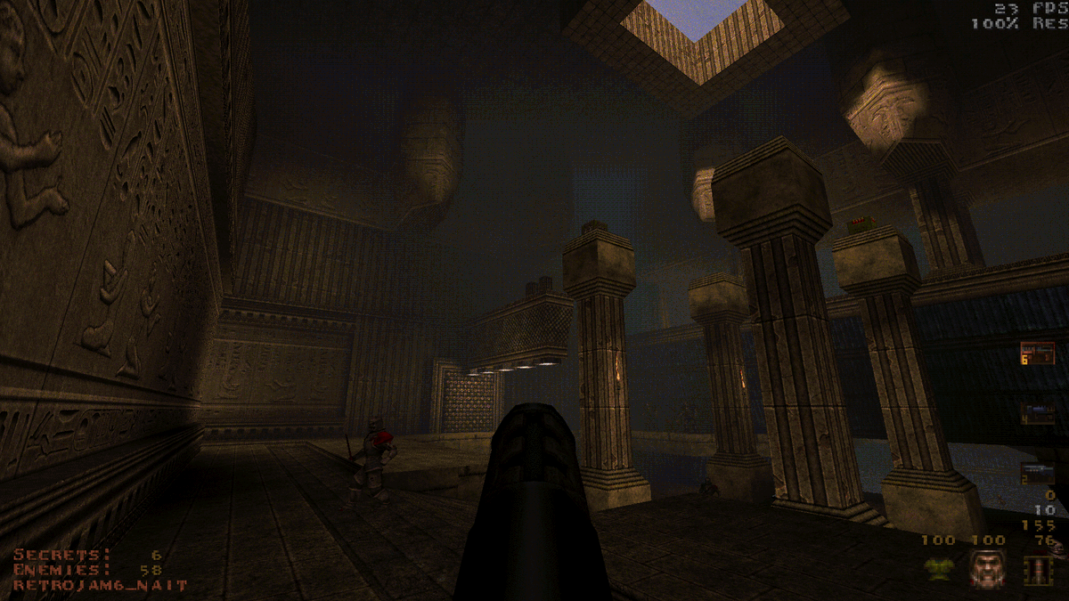 mankrip's tweet photo. Even the most difficult cases of fog looks acceptable in the #Retroquad engine now. https://t.co/K0VA8a8fiR