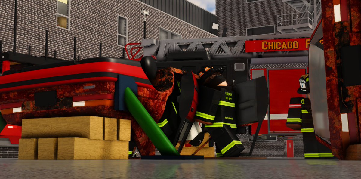 CFD_RBLX's tweet image. Vehicle Extraction Exercise at Quinn Fire Academy today. To join our department be sure to join our Discord and submit an Application #Roblox #Robloxfirefighting #RobloxChicago #ChicagoFireDepartment