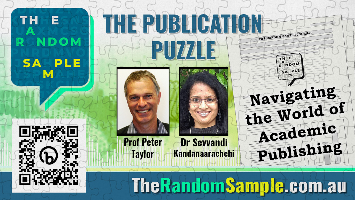 The Random Sample 🎧 (@randomsamplepod) on Twitter photo Just out - the first in our special 3-part series on navigating the world of academic publishing. Our guest is <a href="/UniMelb/">University of Melbourne</a> mathematician Prof Peter Taylor, who is the editor of two journals. Our host is <a href="/Sevvandik/">Sevvandi K.</a>. To listen, search for The Random Sample where you get your podcasts! Just out - the first in our special 3-part series on navigating the world of academic publishing. Our guest is <a href="/UniMelb/">University of Melbourne</a> mathematician Prof Peter Taylor, who is the editor of two journals. Our host is <a href="/Sevvandik/">Sevvandi K.</a>. To listen, search for The Random Sample where you get your podcasts!