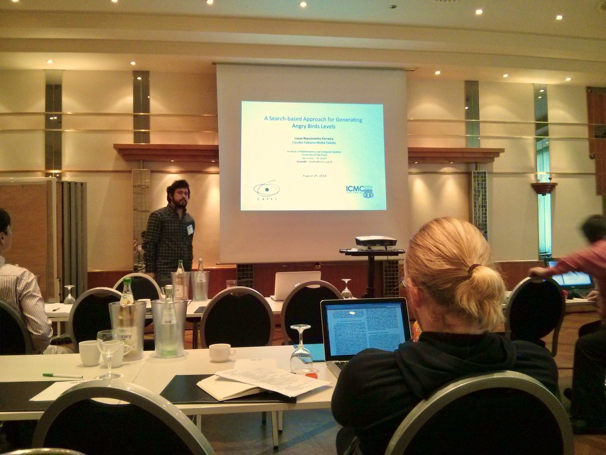 Lucas N. Ferreira (@lucasnfe) on Twitter photo I presented my first academic paper, "A Search-based Approach for Generating Angry Birds Levels," at the IEEE CIG conference (now <a href="/ieee_cog/">IEEE Conference on Games</a>) exactly 10 years ago! I presented my first academic paper, "A Search-based Approach for Generating Angry Birds Levels," at the IEEE CIG conference (now <a href="/ieee_cog/">IEEE Conference on Games</a>) exactly 10 years ago!