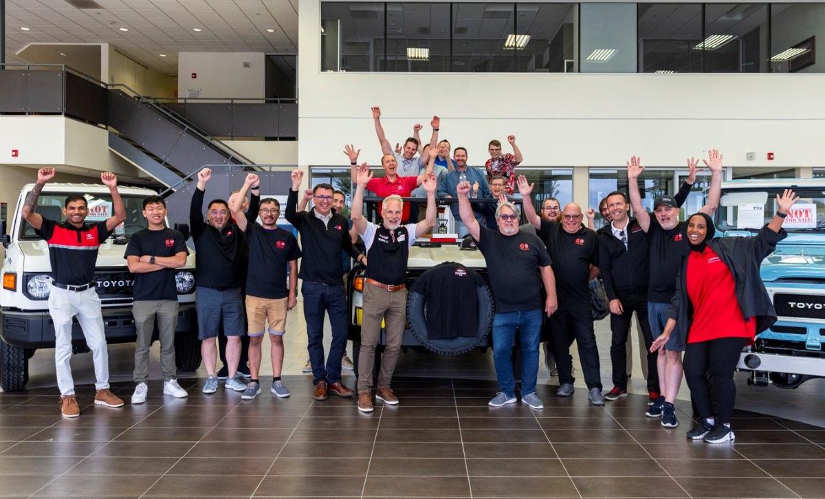 Toyota Canada’s 60 Year Celebration Tour made a special stop at Ens Toyota

👍🏼We showcased the rugged power of our purpose-built Land Cruiser mine vehicles and celebrated our rich history as Saskatchewan's 1st Toyota dealer. 

Proud to be part of this incredible journey!
