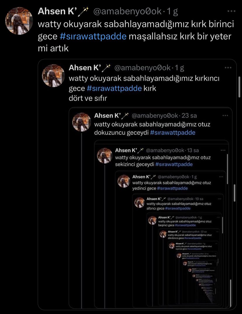watty okuyarak sabahlayamadığımız kırk ikinci gece #sırawattpadde