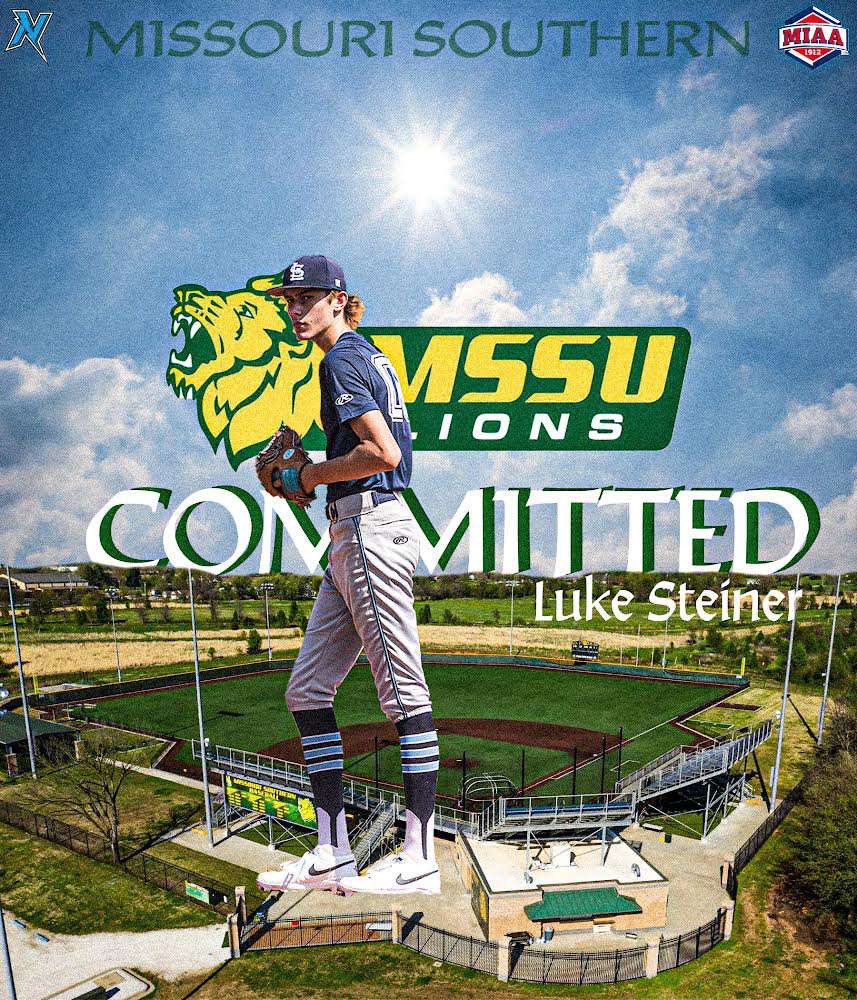 LukeSteiner17's tweet image. I am blessed to announce my commitment to further my academic and baseball career at Missouri Southern State University! I would like to thank my parents, teachers, teammates and coaches who have always pushed me and helped me get better in the sport I love! Go lions! 🦁🦁
