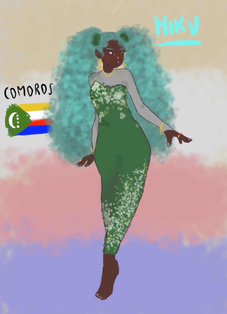 imxuna1's tweet photo. Comorian miku !!! On me l’a demandé je l’ai fais vite fais 🙇🏾‍♀️🙇🏾‍♀️ 🇰🇲🇰🇲🇰🇲 #miku https://t.co/vA6i28gr0R