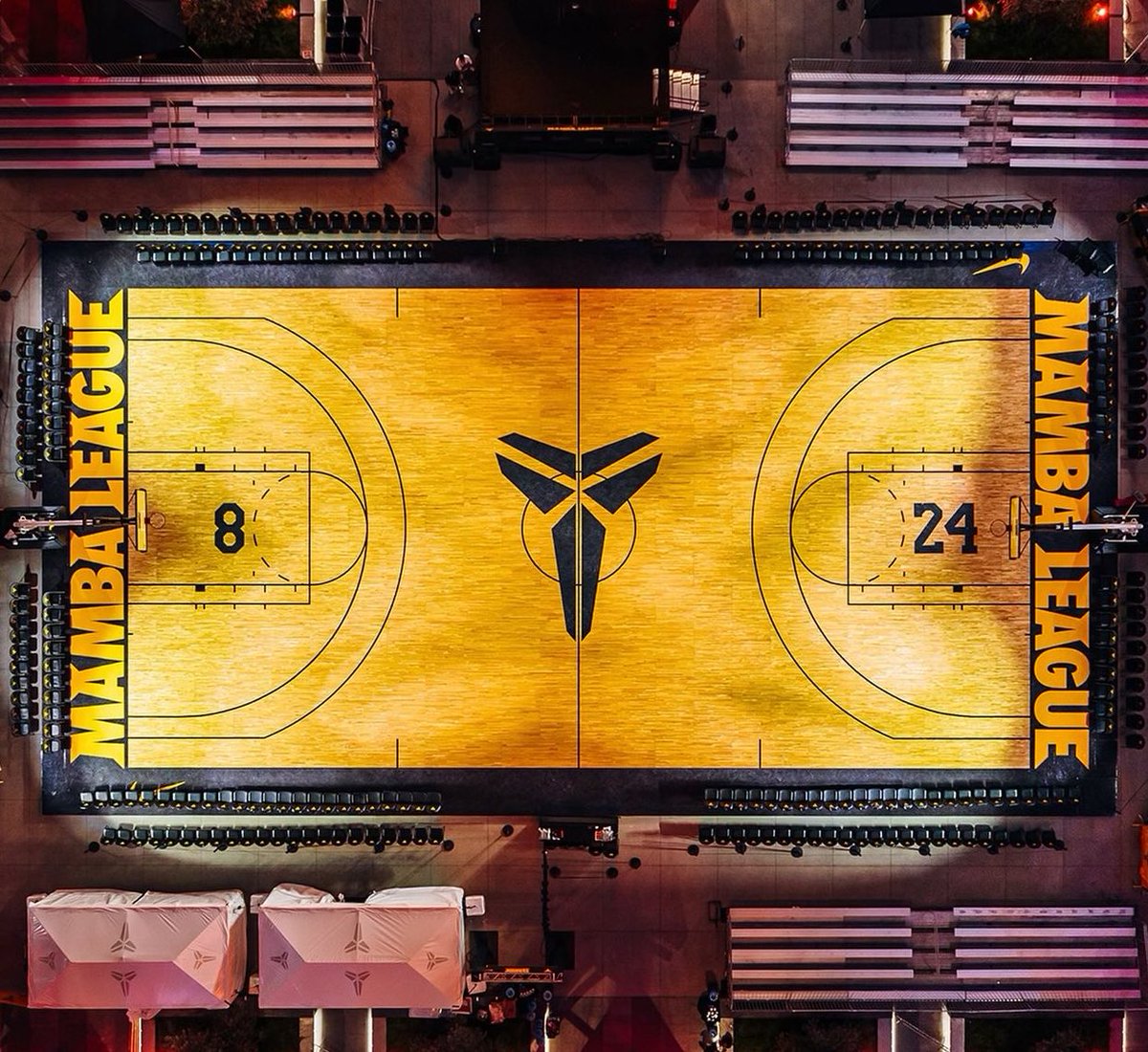 The Mamba League basketball court from last weekend 

8 ♾️ 24