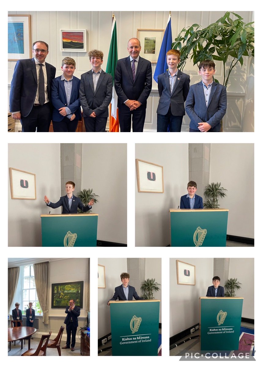 What an honour &amp; privilege it was for the Emper NS “All Island Concern Debating 2024 Winners” &amp;their families to meet with An Tánaiste Mr. Mícheál Martin at his Leinster House Office! Sincere thanks to Deputy Robert Troy for organising the meeting&amp;tour of The Oireachtas. 👏👏👏🇮🇪