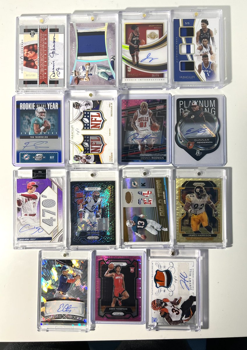 NoHoldsCards's tweet image. RAW MEGA SALES POST 🚨🚨

Reply/DM for Prices 🤝

Every card that sells puts $4 in the pot. One random reposter gets the pot tomorrow! 

If 20 cards sell, one reposter gets $80 👀

Let’s make some deals 🤙🏻
