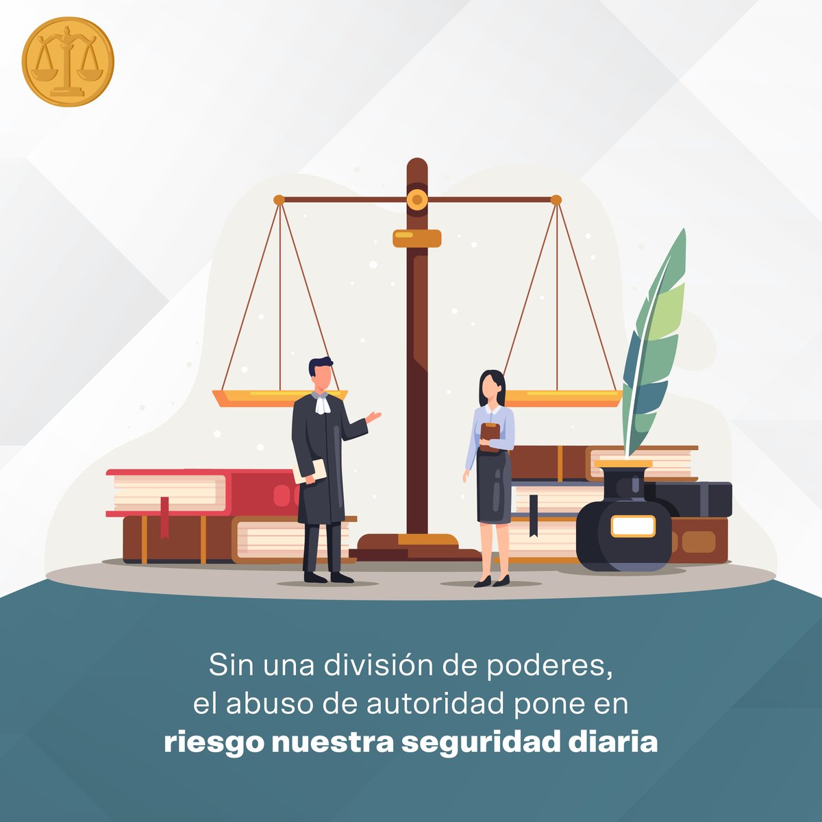 ✋⚖️ La división de poderes asegura que nadie actúe fuera de la ley ni en contra de los ciudadanos.
#YoDefiendoMiVoto