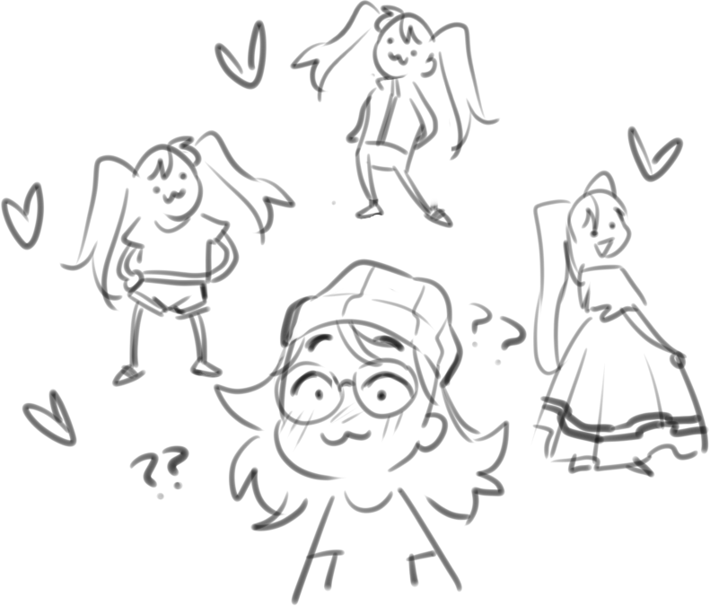 I come back and there are many Hatsune Miku 