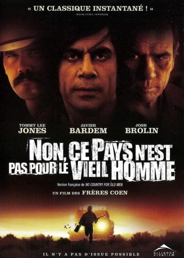 xandaroff's tweet photo. Bon je vient de voir No country for old men bah merde j'ai jamais vu un aussi grand psychopathe c'est un truc de malade aller voir ça https://t.co/j3CL21nHIe