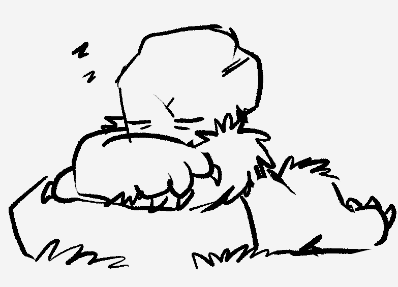 RioyuProjects's tweet photo. A relaxed post-#fruitlessdevotion Dog Claw for your enjoyment.
#td:fd #trivialdawn https://t.co/u8O74GF39i