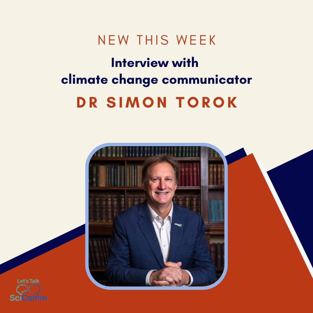 LetsTalkSciComm @letstalkscicomm.bsky.social (@letstalkscicomm) on Twitter photo 👉 This week we loved talking about climate change communication with <a href="/Simon_Scientell/">Simon Torok</a>.
Simon's career has focused on communicating the importance of science in our lives & its role in understanding the world around us.
Listen for top #scicomm tips
open.spotify.com/episode/0IpCKd… 👉 This week we loved talking about climate change communication with <a href="/Simon_Scientell/">Simon Torok</a>.
Simon's career has focused on communicating the importance of science in our lives & its role in understanding the world around us.
Listen for top #scicomm tips
open.spotify.com/episode/0IpCKd…
