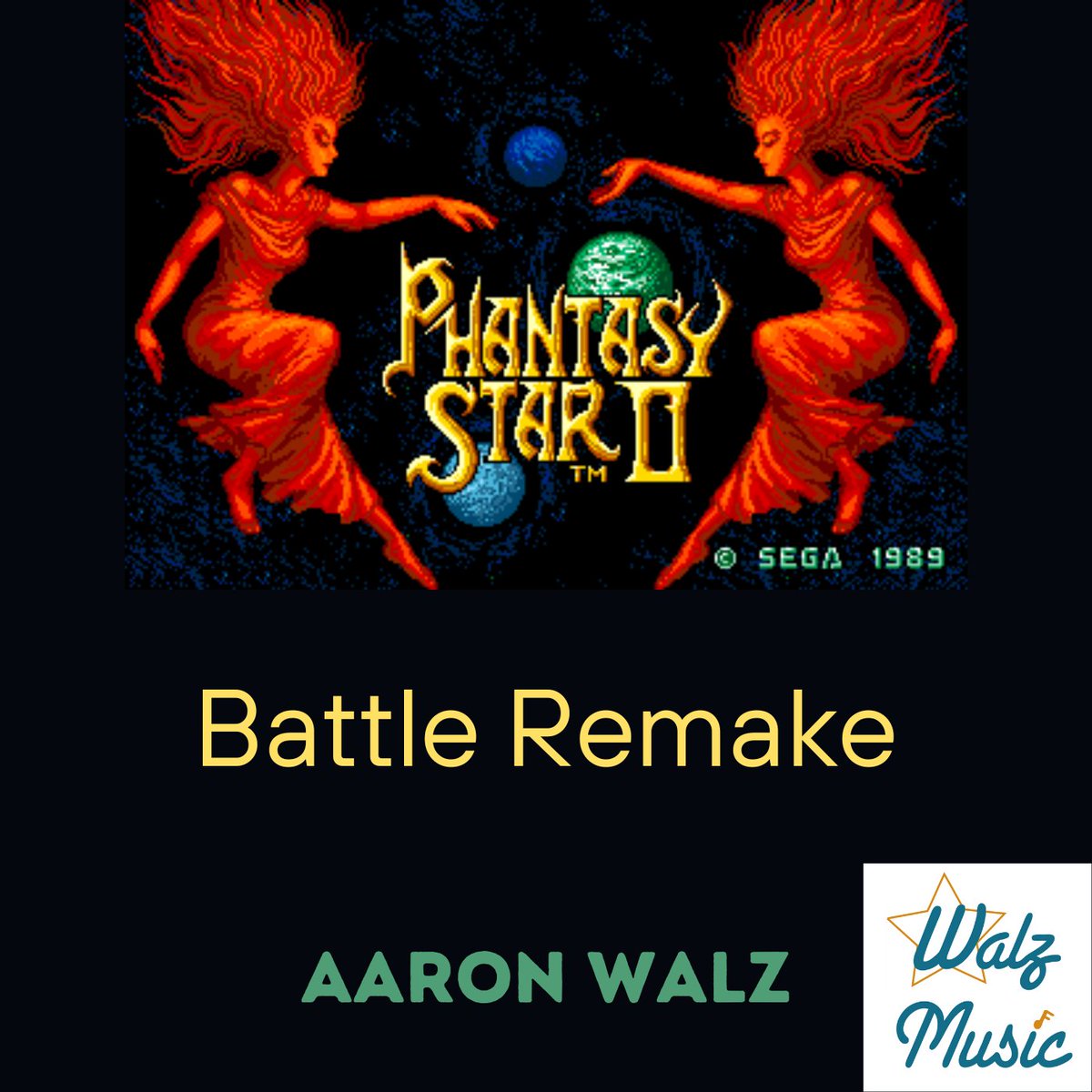 This iconic track stuck in my brain decades after playing and battling in Phantasy Star II. Original by Tokuhiko Uwabo. Remade with modern instruments but honoring the retro feeling. Enjoy! walzmusic.bandcamp.com/track/phantasy… #gamedev #sega #rpg