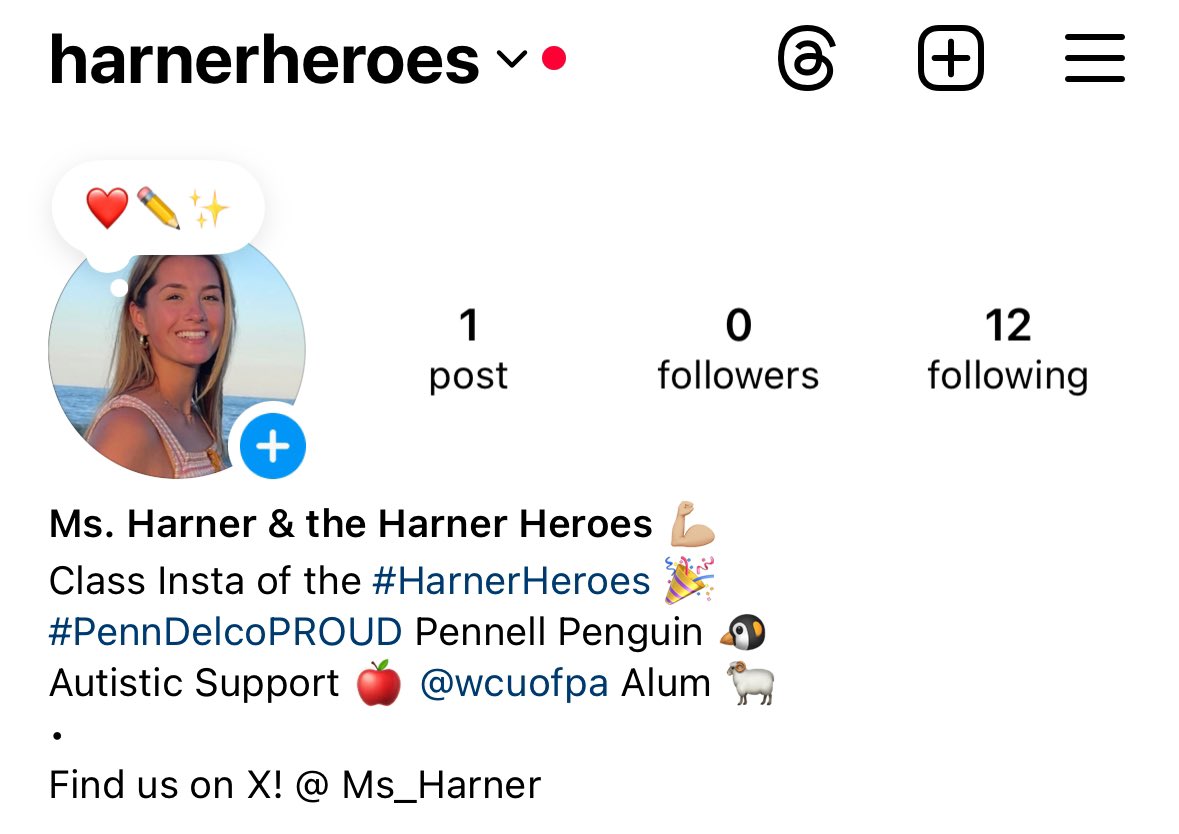 New Year, New Socials! I’ll still be updating X, but follow along with us on Instagram! @ HarnerHeroes