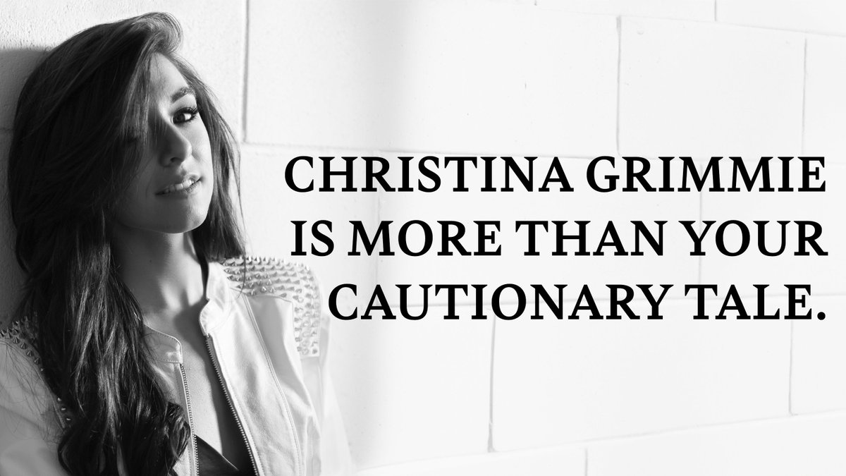 Chappell Roan has gone viral for speaking up about boundaries and inappropriate fan behavior. Christina Grimmie has been brought up in this discussion a lot.
Since 2016, Christina has been reduced to a cautionary tale since she was killed by a "fan" at her meet and greet. 1/?