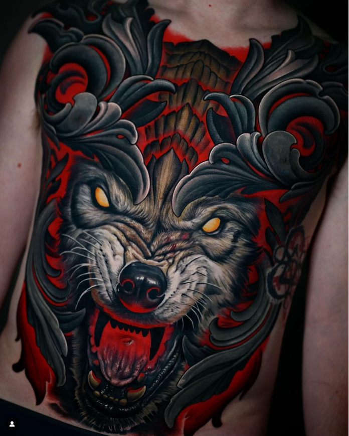 Inkebration's tweet photo. Amazing tattoo by Julian Siebert from Germany 🇩🇪

What are your thoughts on this one ? 

https://t.co/J0IzOY2agw

#tattoo #wolve #artwork #inked #ink #colourtattoo https://t.co/FoAtrMKxxK