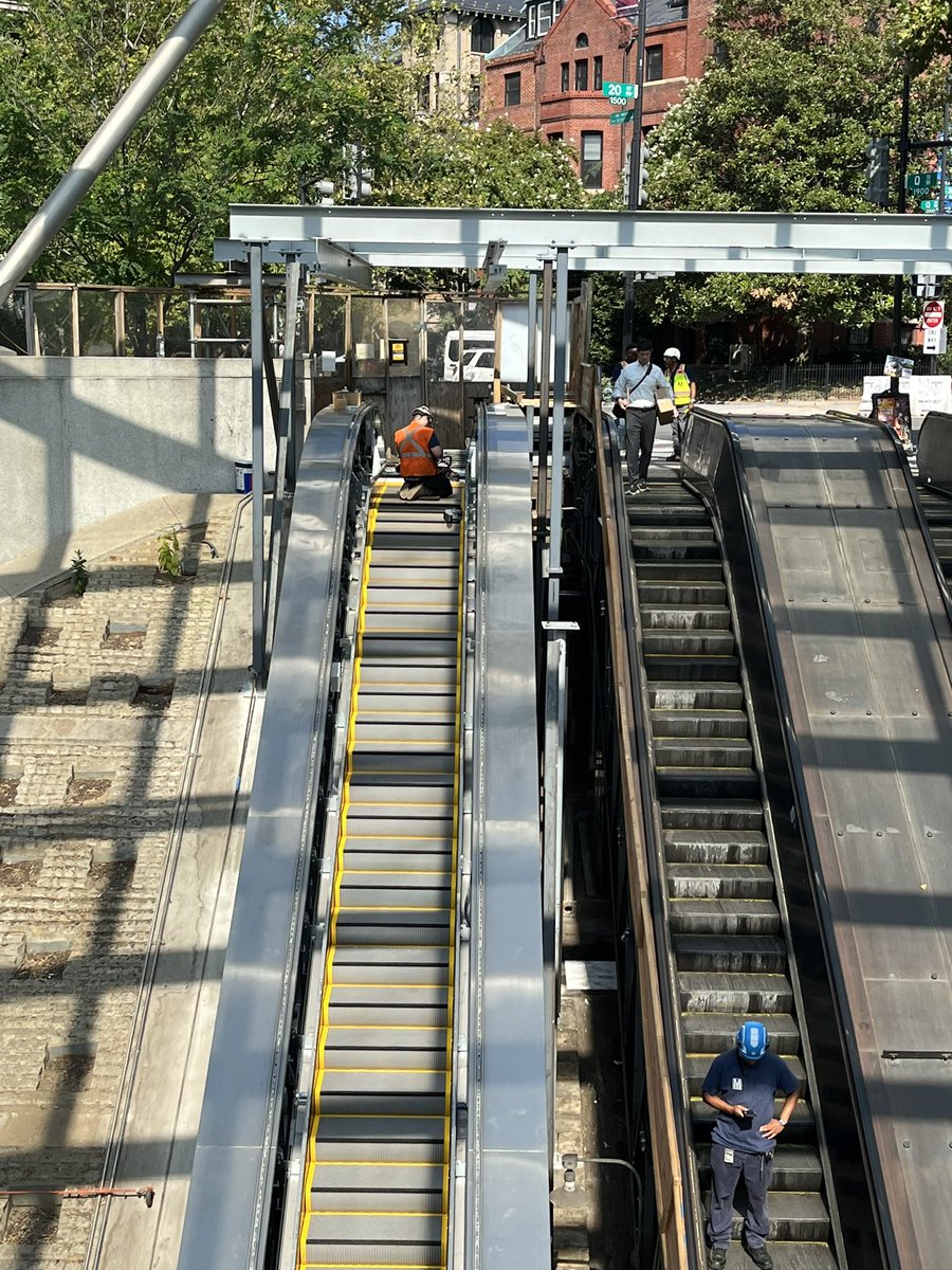 Randy Clarke (@wmatagm) on Twitter photo Great visit w/ <a href="/wmata/">Metro Forward</a> Escalator & Elevator team who maintain the largest system in US transit. We are investing $176m modernizing units for safer, more reliable & accessible stations. A 🧵w/ a few cool pics. Dupont Station 1975 equipment is being replaced. 1/3 Great visit w/ <a href="/wmata/">Metro Forward</a> Escalator & Elevator team who maintain the largest system in US transit. We are investing $176m modernizing units for safer, more reliable & accessible stations. A 🧵w/ a few cool pics. Dupont Station 1975 equipment is being replaced. 1/3