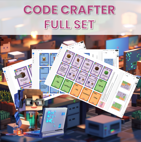 digitalrichards's tweet image. Print Ready 👉 bit.ly/CodeWithMinecr…

These Minecraft cards are perfect for teaching your students coding skills through Minecraft.
#DownloadNow #UnpluggedLearning #Minecraft #CodingForKids #EdTech #MinecraftEdu