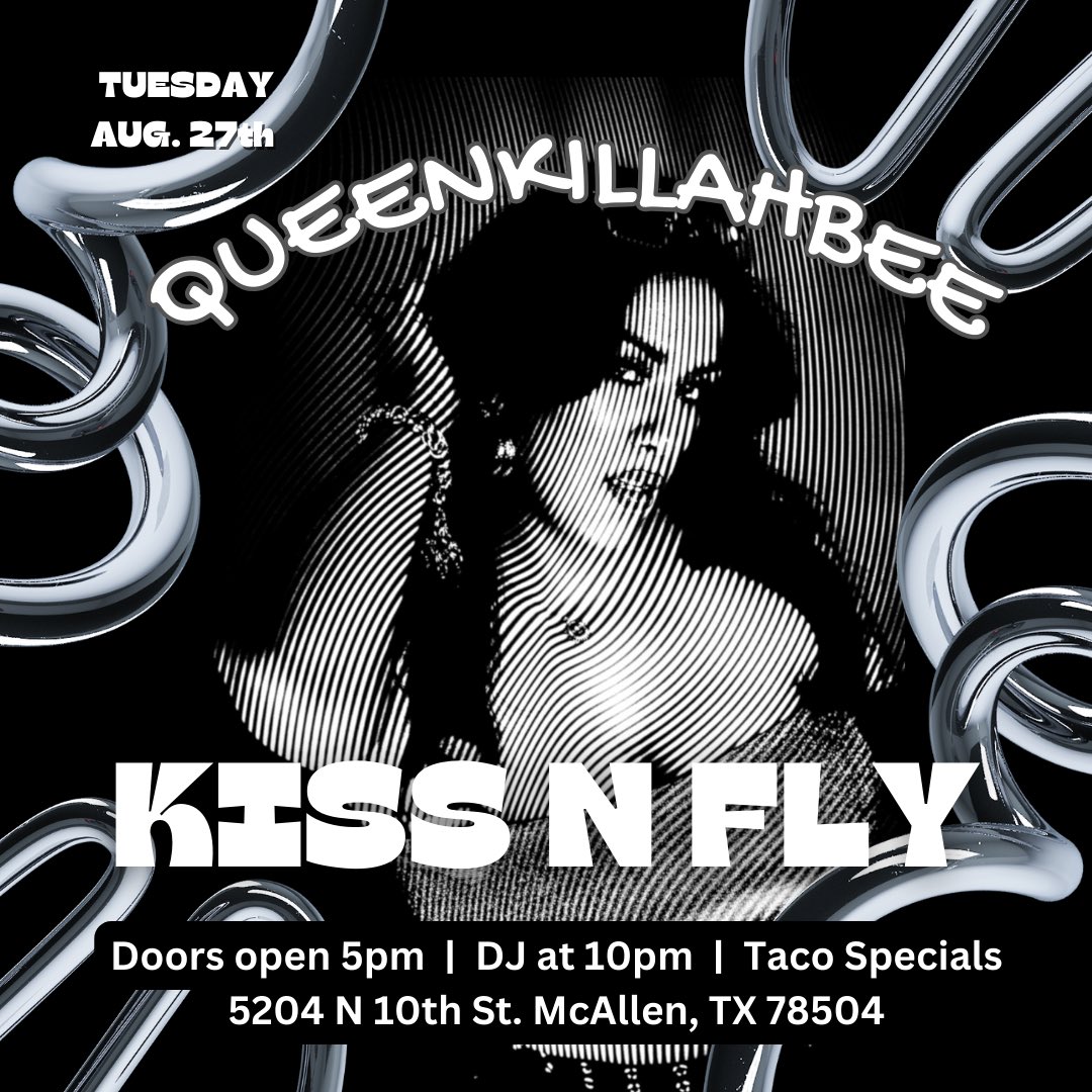 KISS N FLY TONIGHT! Taco Tuesday!
5 dolla, come make me holla 🌮🍺🥃