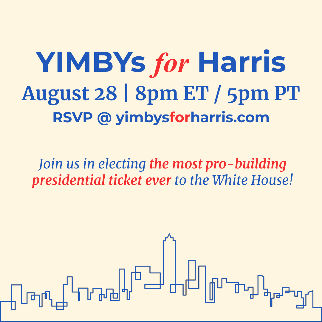 Housing is too expensive

I've talked to millions of people about their money. The #1 area people struggle with is housing -- especially poor people, young people, &amp; people of color

That's why I'm speaking at @YIMBYsforHarris tomorrow

We can build more housing for all!