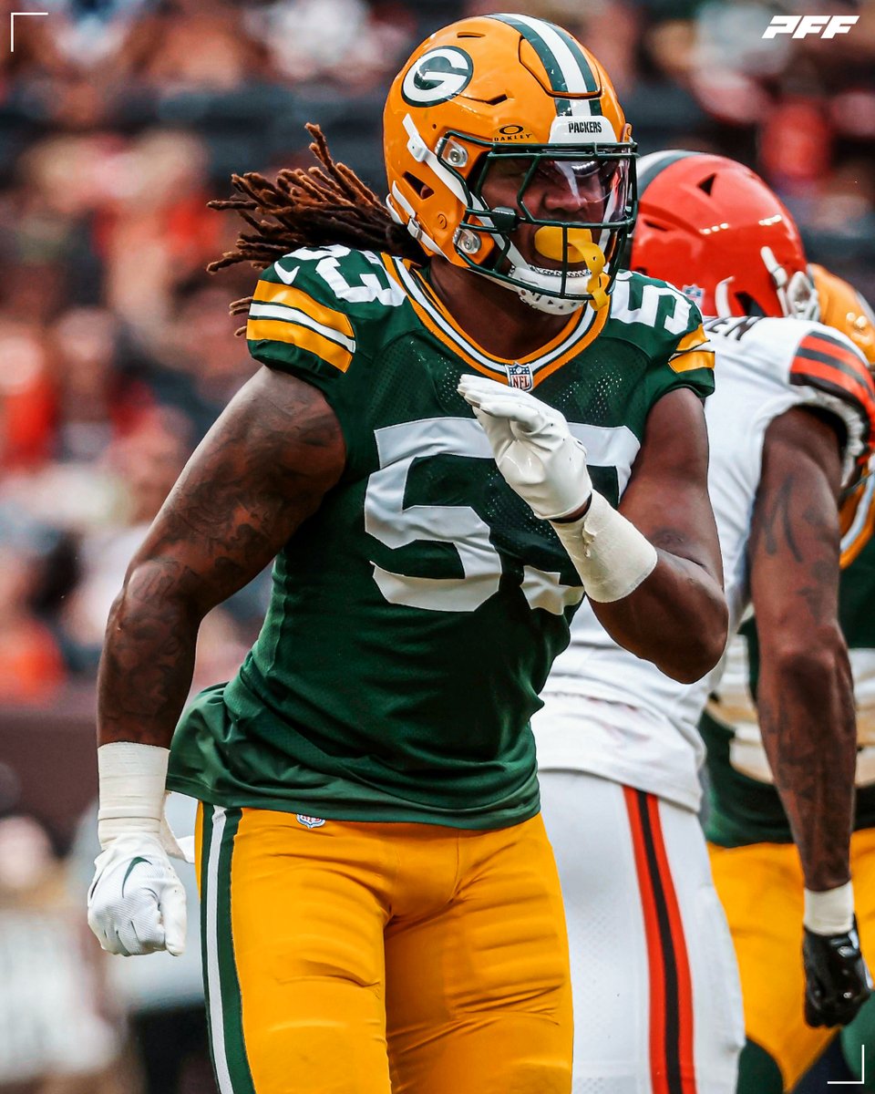 Arron Mosby this preseason:

🟢 86.0 PFF grade
🟡 81.9 pass rush grade
🟢 1.0 sack
🟡 4 pressures
🟢 1 interception
🟡 1 forced fumble