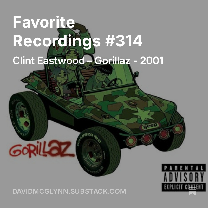 DavidMcGlynn's tweet photo. Favorite Recordings #314, by @DavidMcGlynn https://t.co/XrGhc7EbWo #gorillaz https://t.co/o6AQ5n4Io8