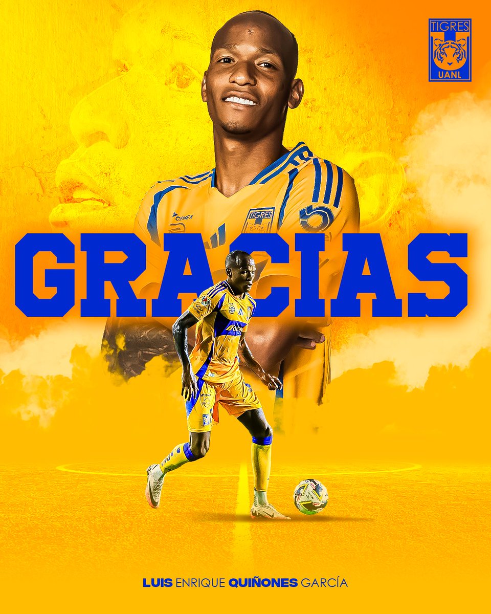 🤝🐯 Gracias, Luis Quiñones, por tu calidad, entrega y alegría al portar nuestros colores. ¡Eres parte de nuestra historia!

Éxito en todo lo que venga para ti.