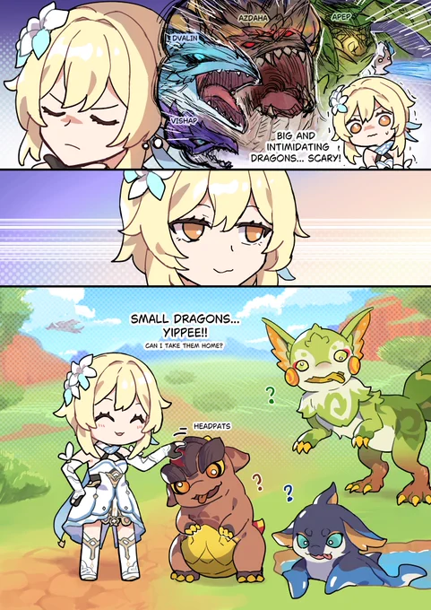 If there is option to headpat Saurians... 
New code : BlazeToNatlan | EFCIZM3399M1 #BlazeToNatlan #GenshinImpact 