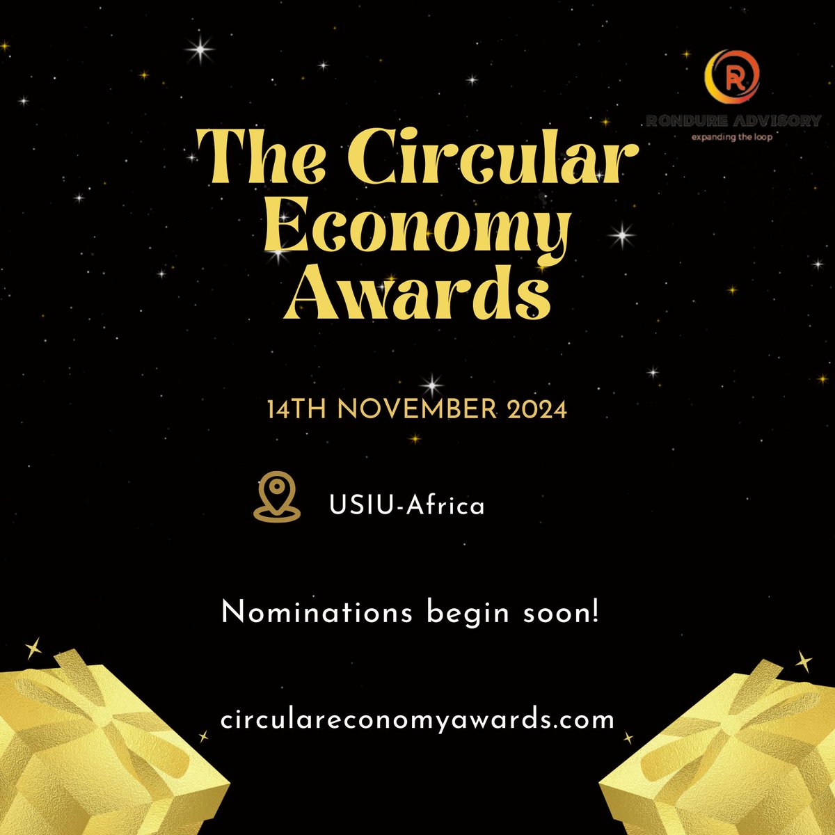 Is your organization/business leading the way in innovation, sustainability, and Circular practices?
Stay tuned for nominations opening.

The Circular Economy Awards is designed to recognize  and appreciate efforts towards attaining a Circular Economy in Kenya