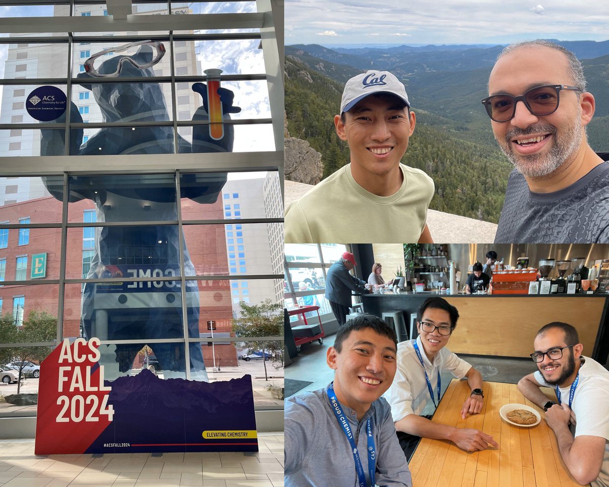 It was great to see my previous colleagues from KAUST and UC Berkeley at the #ACSFall2024 meeting in Denver CO last week. Enjoyed catching up and discussing some chemistry!