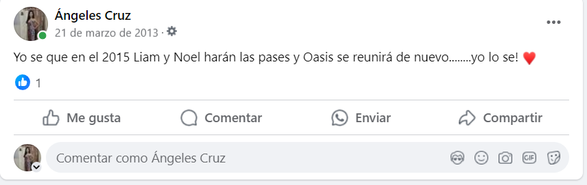 Mariangls222's tweet photo. I've got some news!!! @oasis https://t.co/uRua8iPbOG