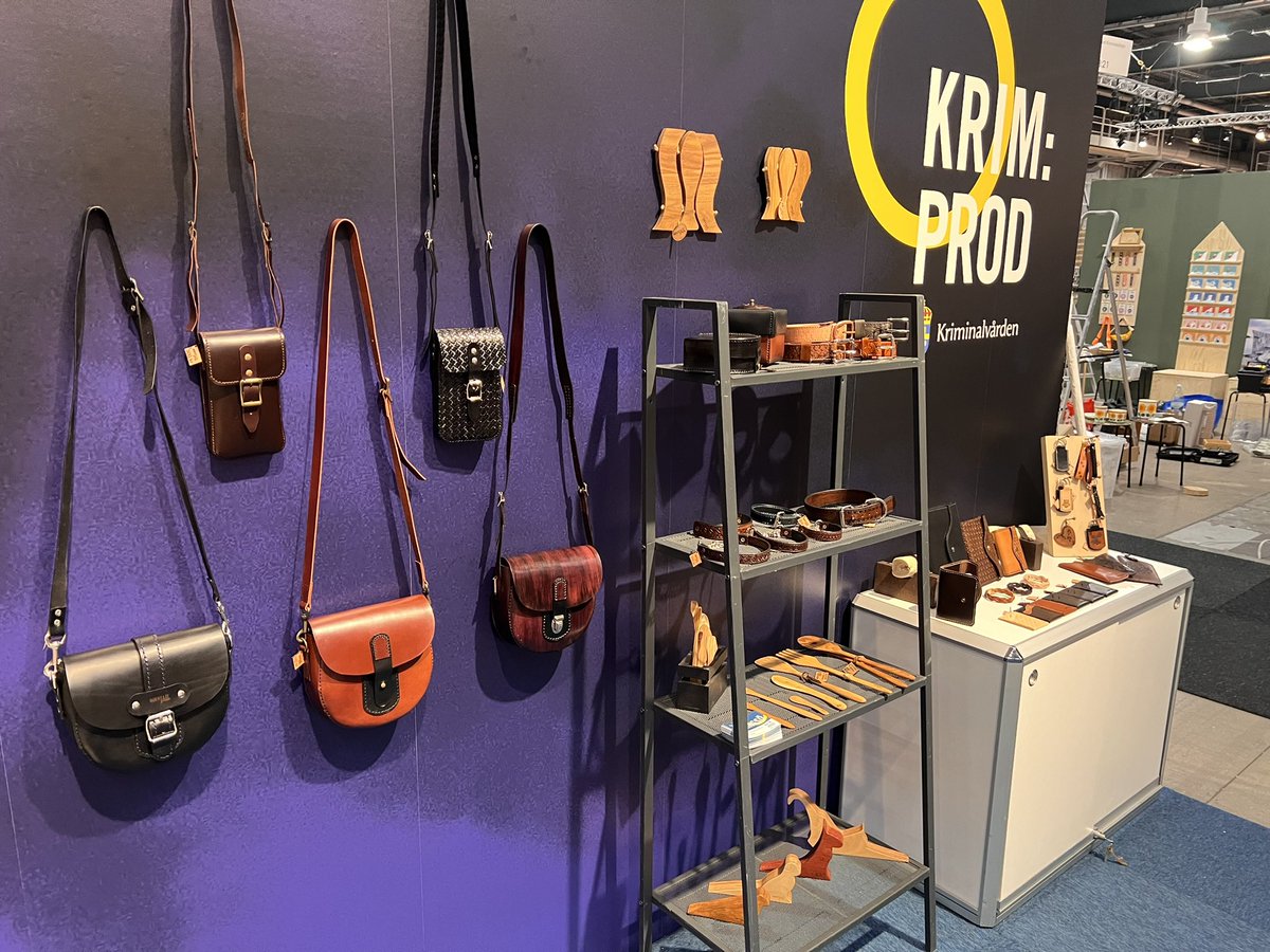 durable34's tweet image. Kriminalvården KrimProd ställer ut egna produkter på Formexmässan i Stockholm
